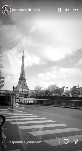 Joana Sanz en Par&iacute;s / Instagram