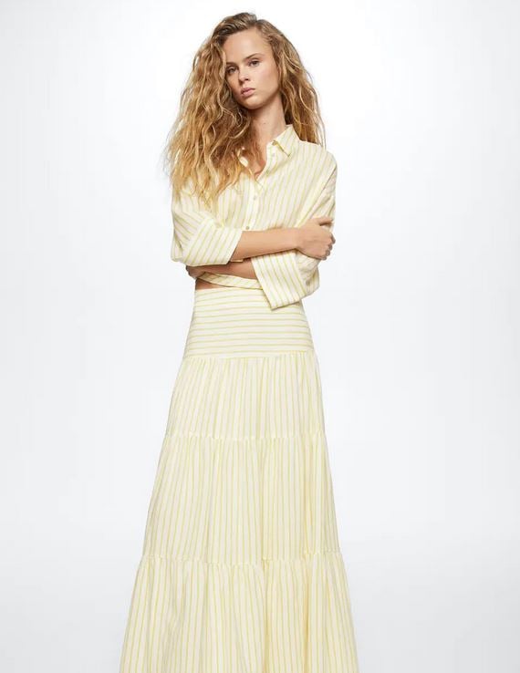 Lo nuevo de Mango que te dejar&aacute; con la boca abierta: la falda boho que dar&aacute; color a tu look
