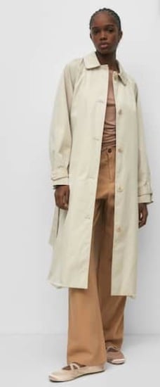 Gabardina de Pull&Bear