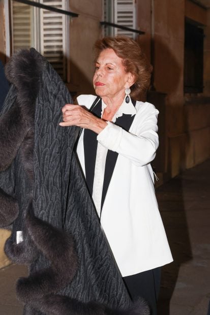 Patricia Llosa en el c&oacute;ctel de la ceremonia de ingreso de Mario Vargas Llosa en la Academia de la Lengua Francesa. / Gtres