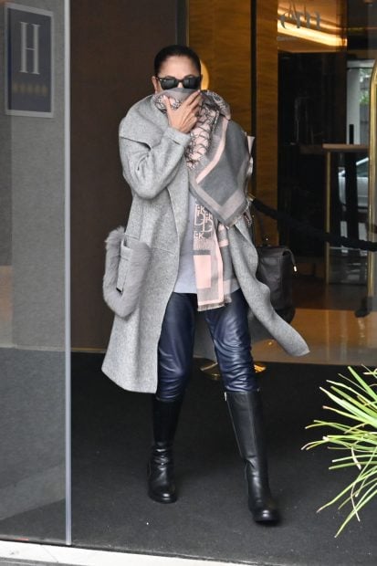 Isabel Pantoja saliendo de su hotel de Madrid / Gtres