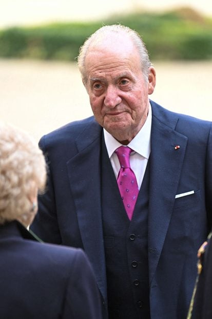 Juan Carlos se reencuentra con Mario Vargas Llosa / Gtres