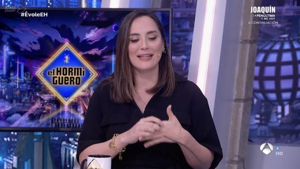 Tamara Falc&oacute; en 'El Hormiguero'. / Antena 3