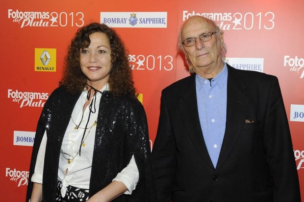 Carlos Saura y Eulalia Ramón en un photocall / Gtres