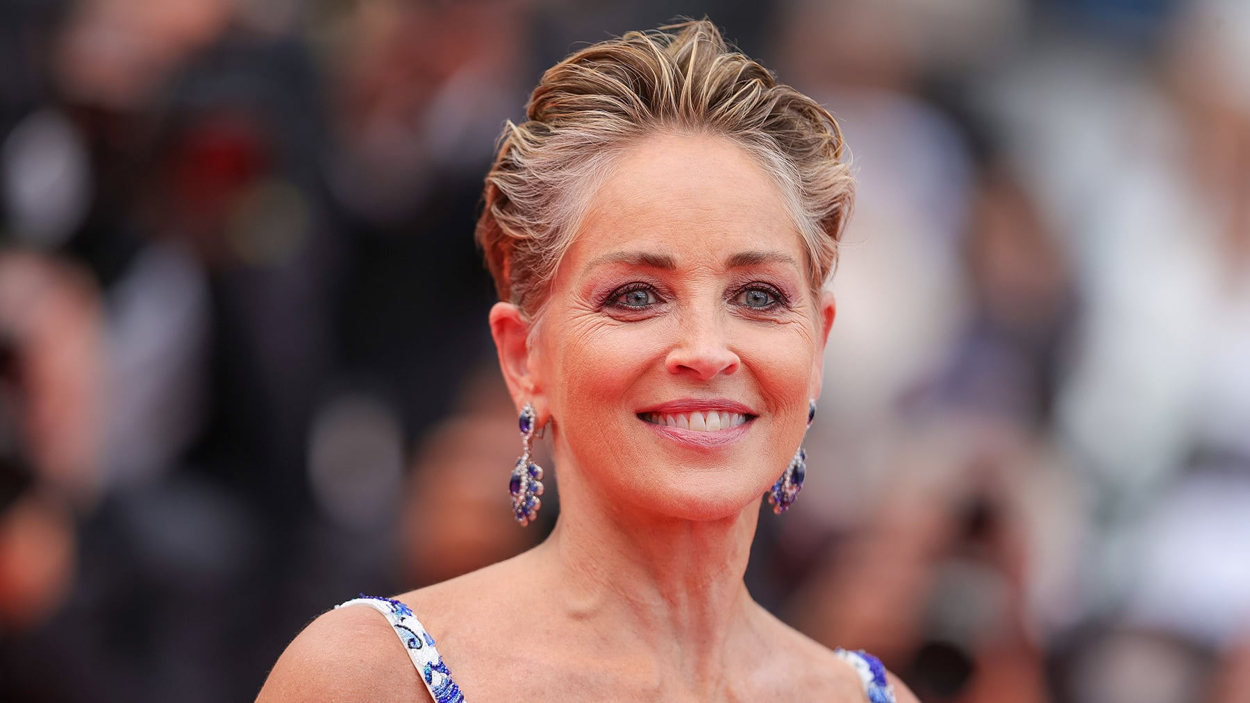 Sharon Stone sonriendo / Gtres