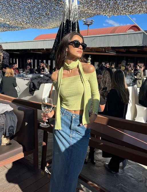 La influencer Karen enloquece a sus seguidoras con esta falda vaquera de Zara