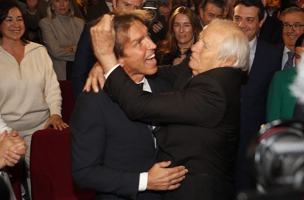 Manuel Díaz y Manuel Benítez, muy cómplices en Córdoba. / Gtres