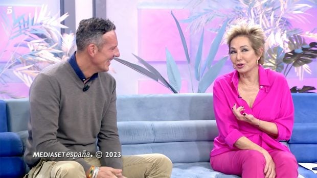 Ana Rosa Quintana y Joaqu&iacute;n Prat en 'El Programa de Ana Rosa'. / Telecinco