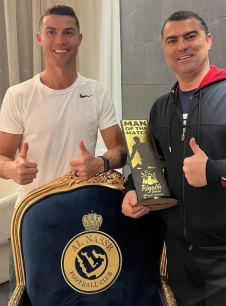 Cristiano Ronaldo en Arabia Saudí / Look