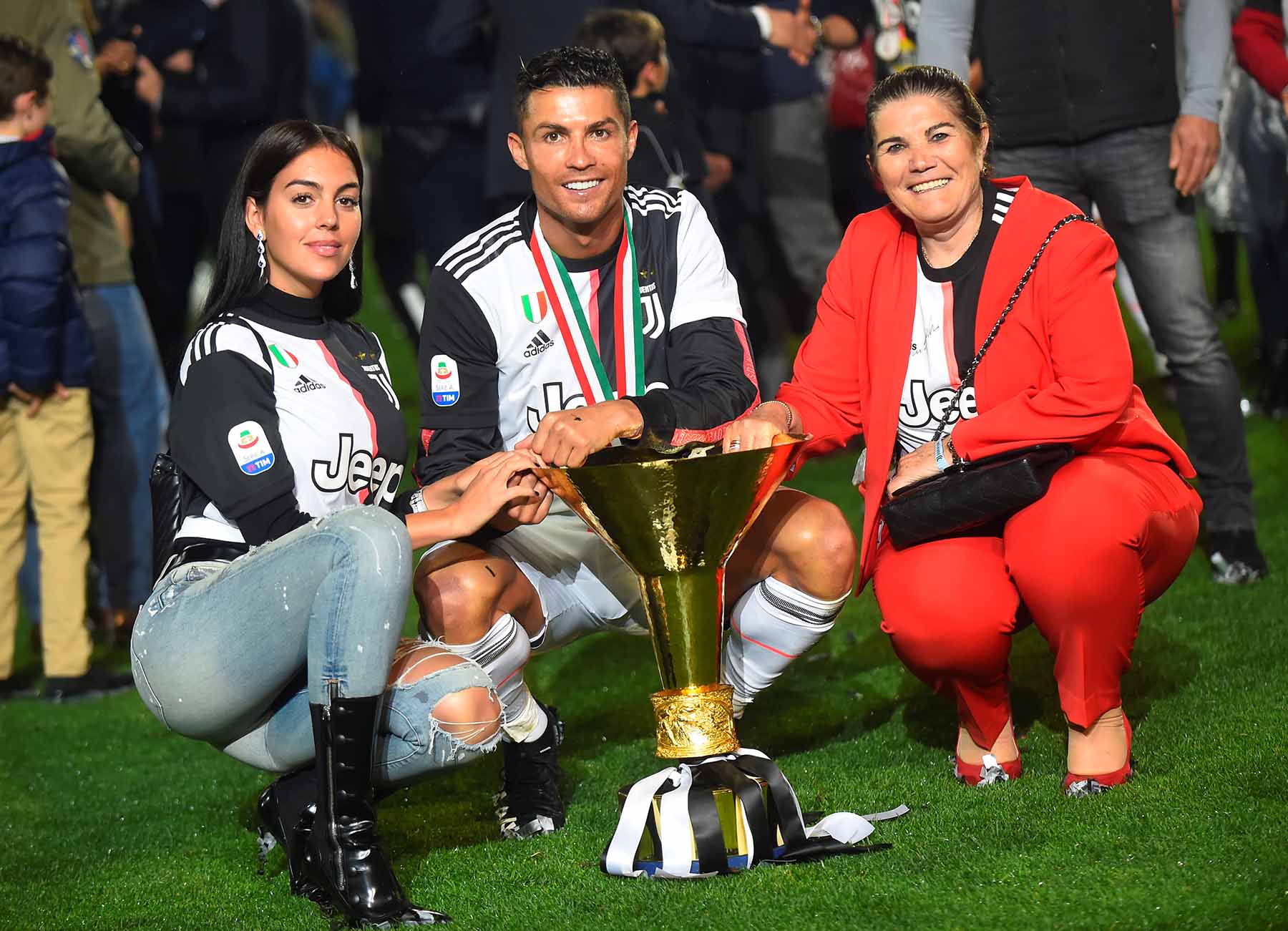 Cristiano Ronaldo, Dolores Aveiro y Georgina Rodr&iacute;guez / Gtres