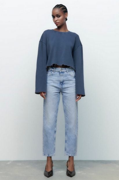 Pantalones vaqueros mom fit de Zara / Zara