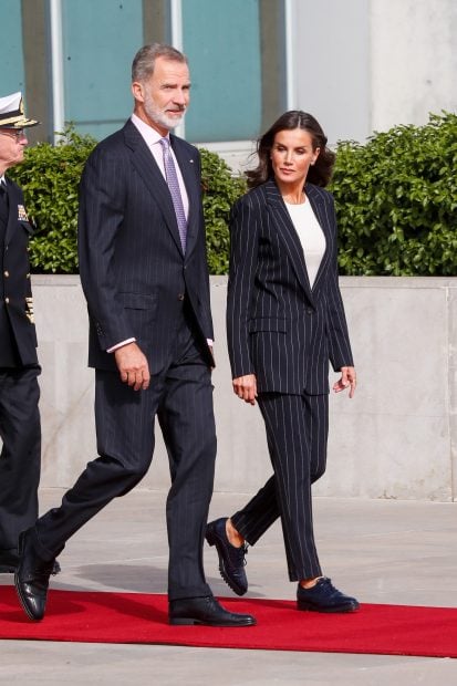 Letizia con zapato plano / Gtres