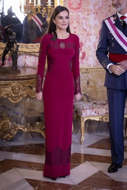 La Reina Letizia durante la Pascual Militar de 2023 / Gtres