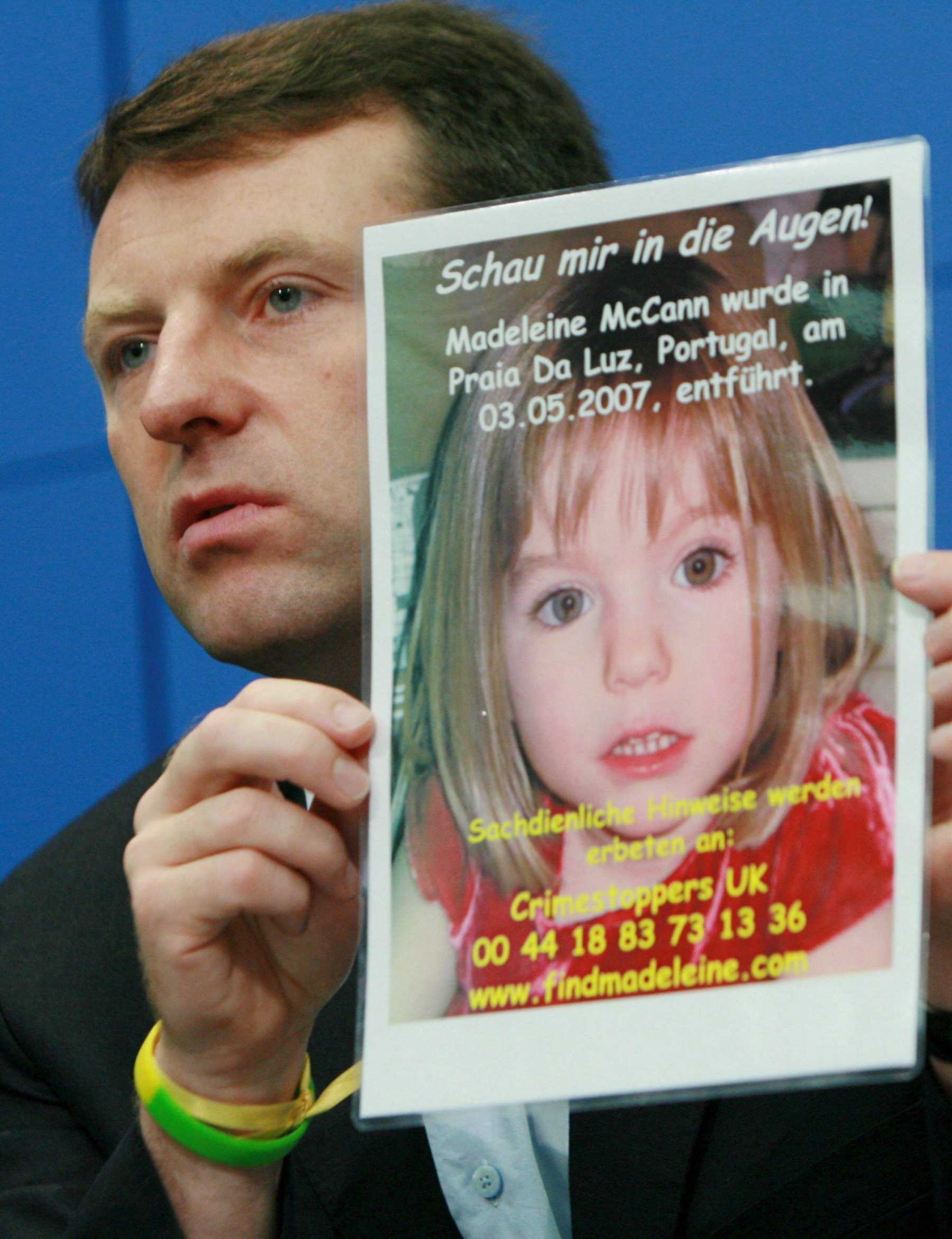 Cartel de la desaparición de Madeleine McCann / Gtres