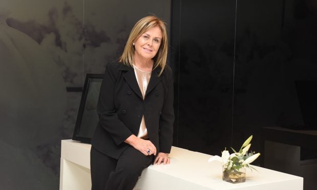 Rosa Clará en su nueva tienda de Córdoba. / Gtres