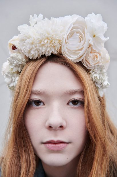 Tocado de flores / Zara