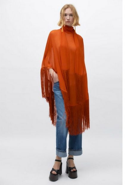 Capa naranja de Zara / Zara