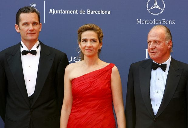 La infanta Cristina, I&ntilde;aki Urdangarin y Juan Carlos I en un photocall / Gtres
