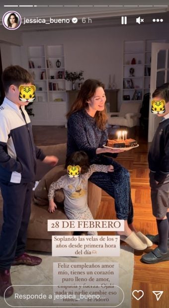 Jessica Bueno en el cumplea&ntilde;os de su hijo / Instagram