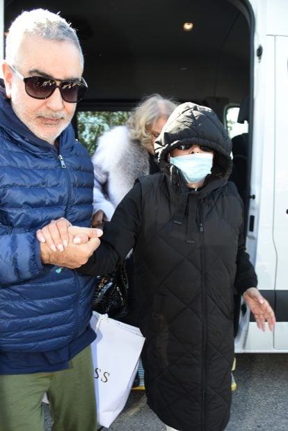Isabel Pantoja y Agust&iacute;n en Jerez. / Gtres