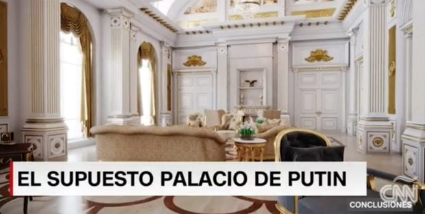 Uno de los palacios secretos de Putin / CNN