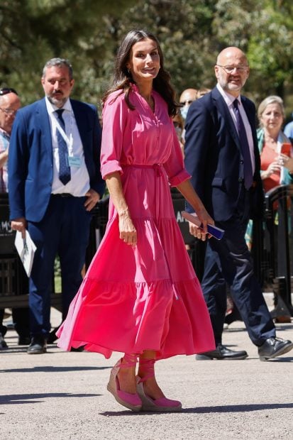 La Reina Letizia en la Feria del Libro. / Gtres