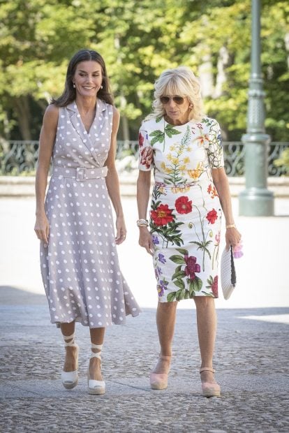 La Reina Letizia en la cumbre de la OTAN. / Gtres