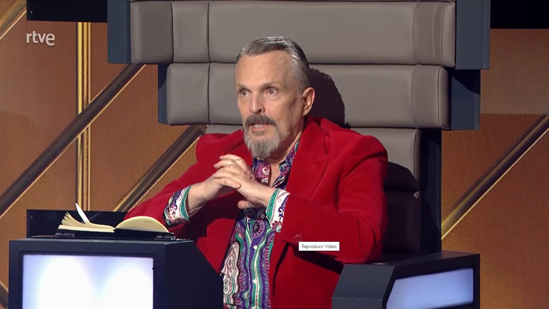 Miguel Bosé en 'Cover Night'. / Televisión Española
