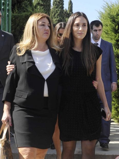 Laura Boyer y Tamara Falcó en el entierro de Miguel Boyer / Gtres