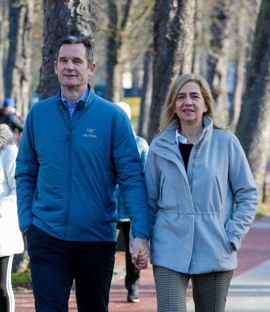 Iñaki Urdangarin y la Infanta Cristina de la mano / Gtres