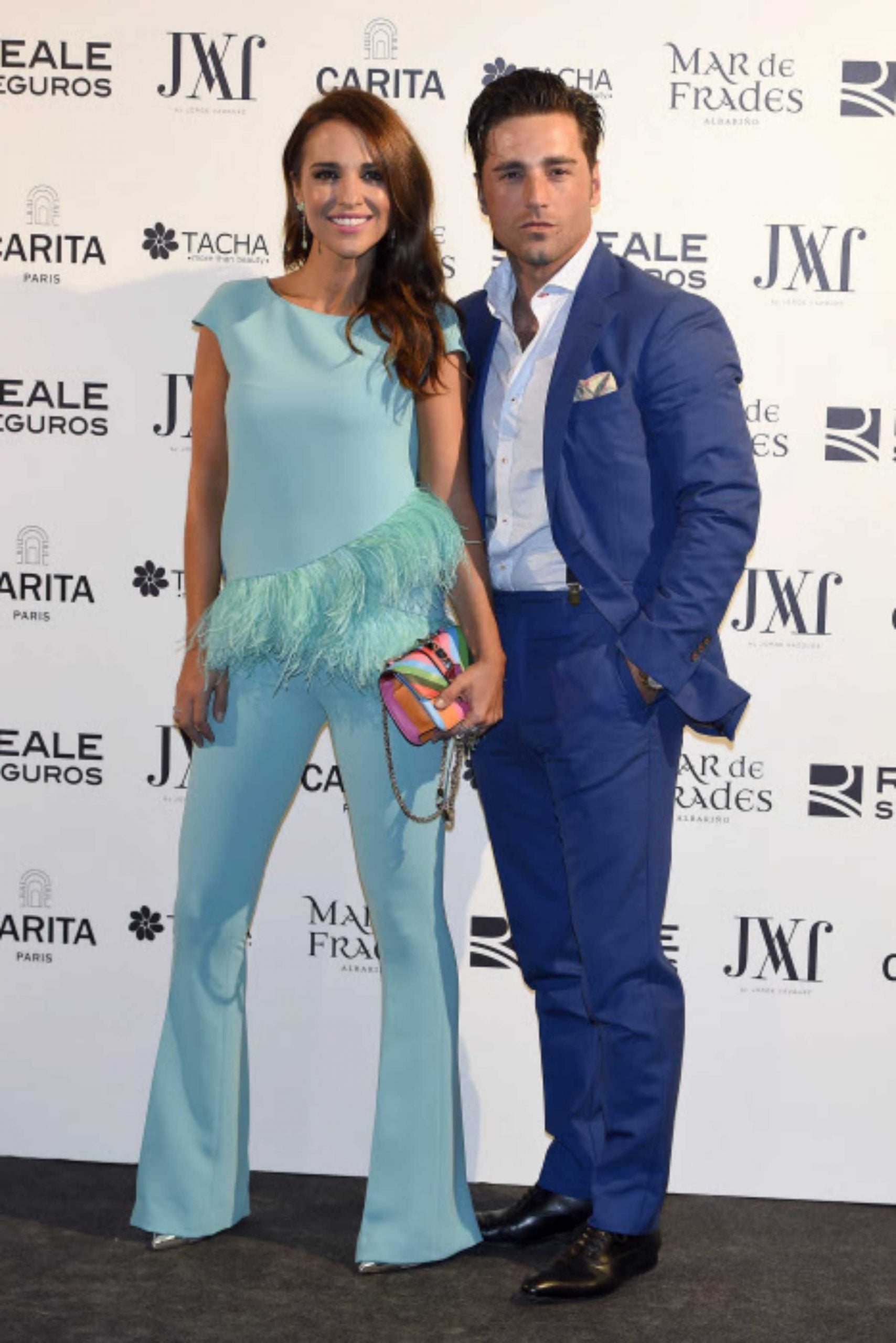 Paula Echevarr&iacute;a y David Bustamante en un photocall / Gtres