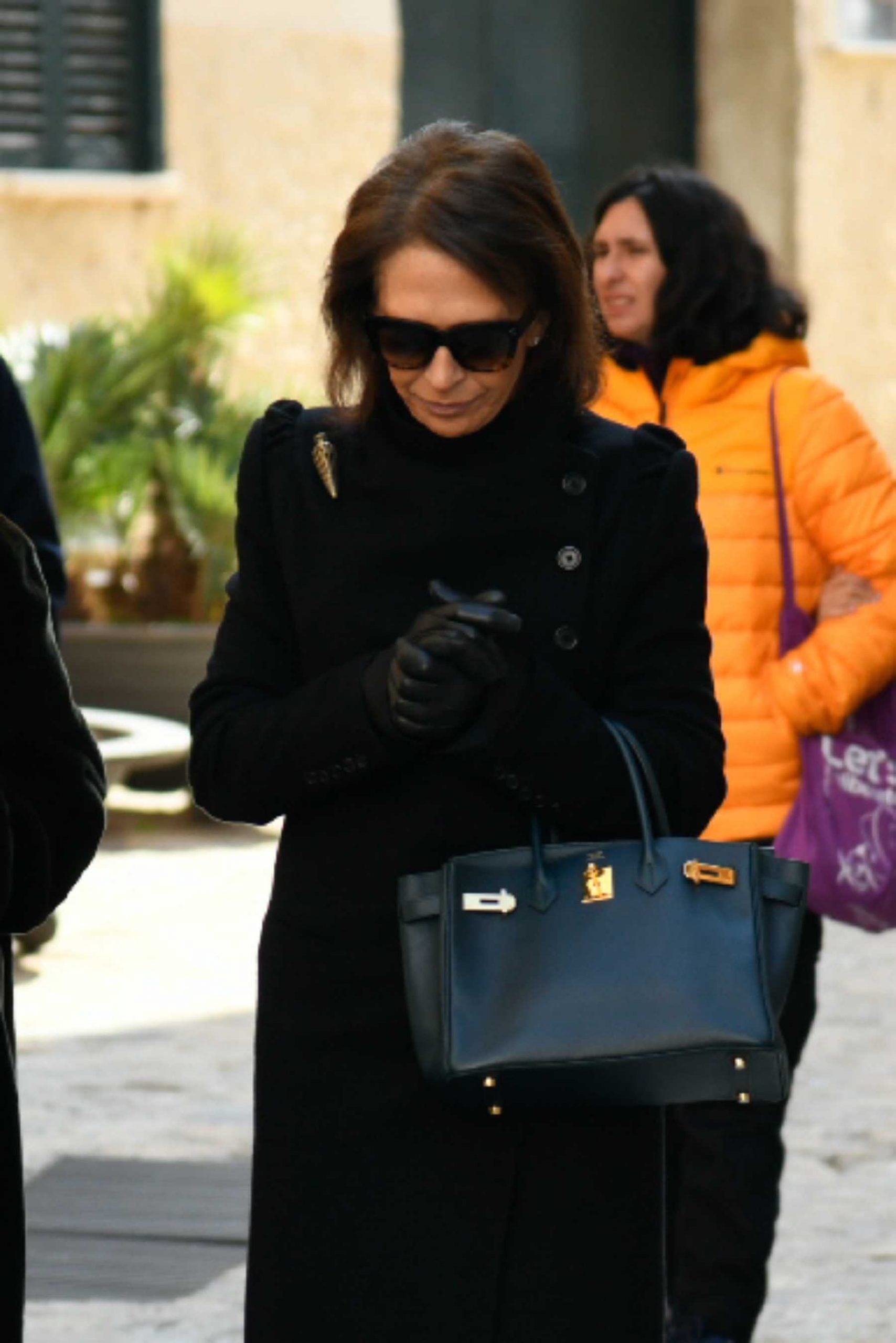 Marta Gay&aacute; en el funeral de Cristina Macaya / Gtres