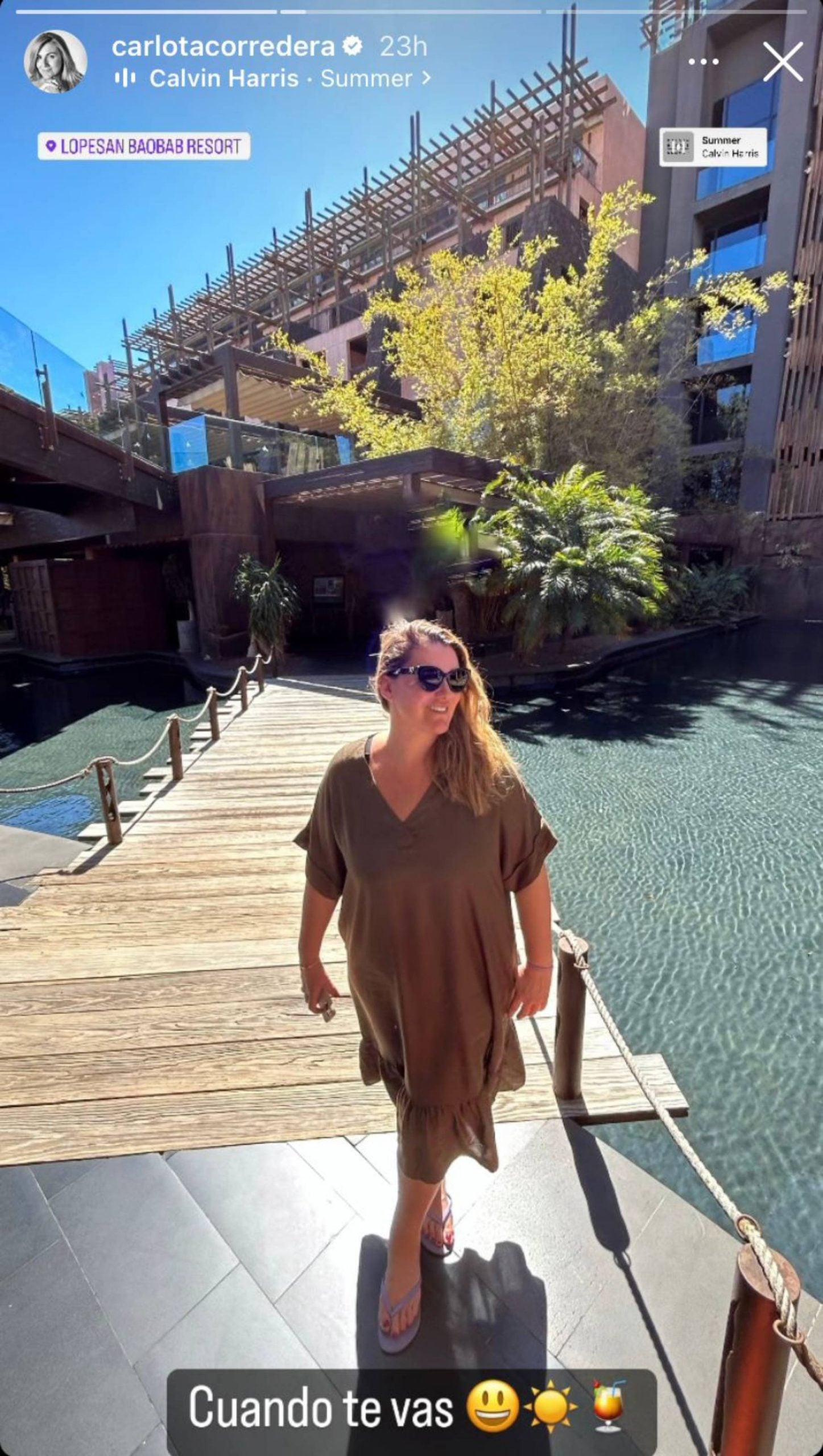 Carlota Corredera en Gran Canaria / Instagram