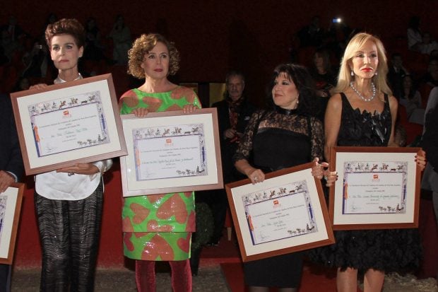 &Aacute;gatha Ruiz de la Prada y Carmen Lomana en SICAB / Gtres