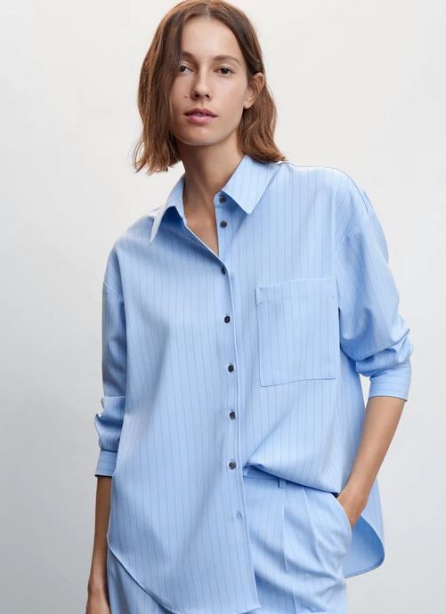 Llega la primavera a Mango con esta camisa de rayas que seguro va a triunfar