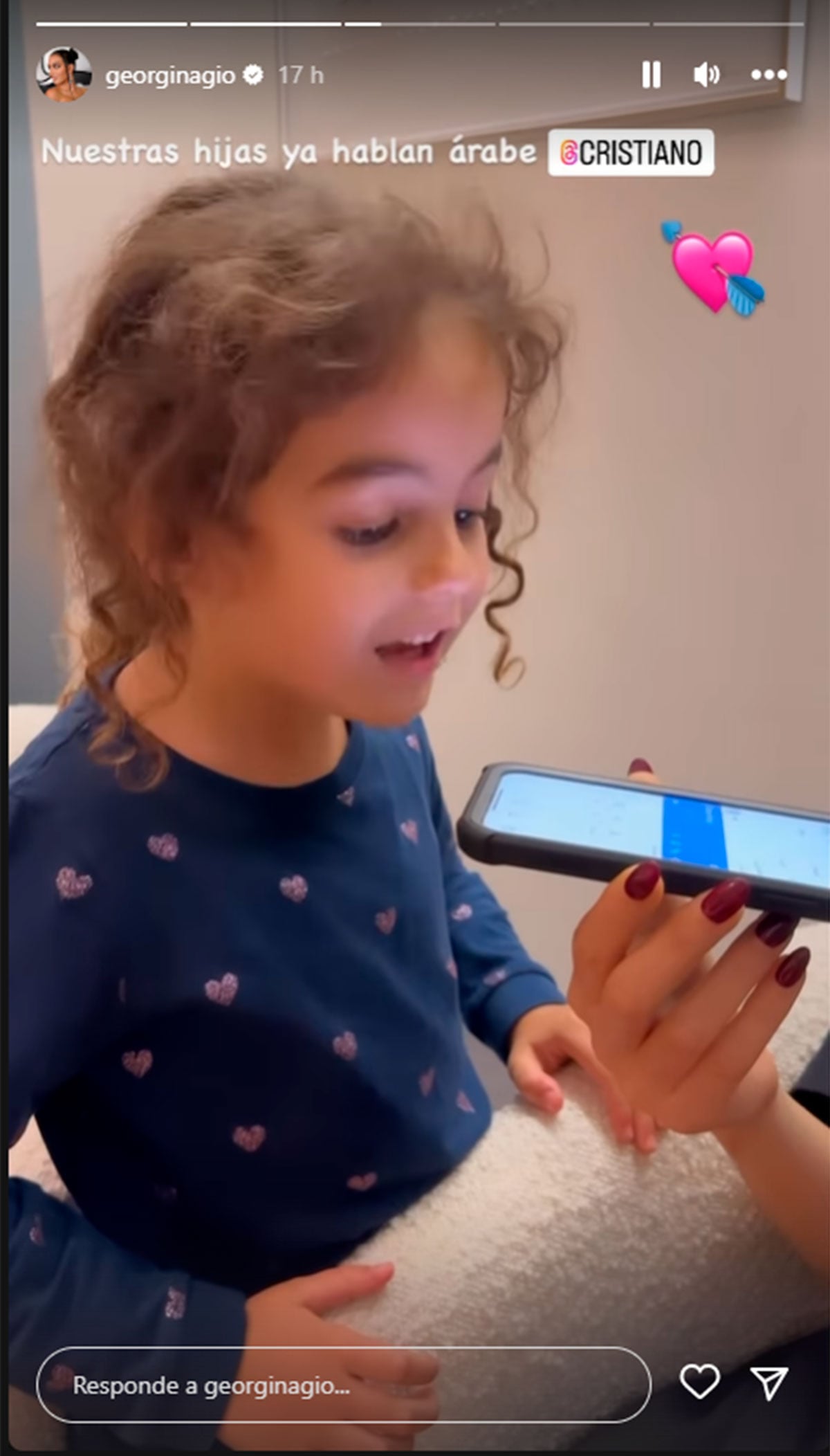 Las hijas de Cristiano y Georgina / Instagram