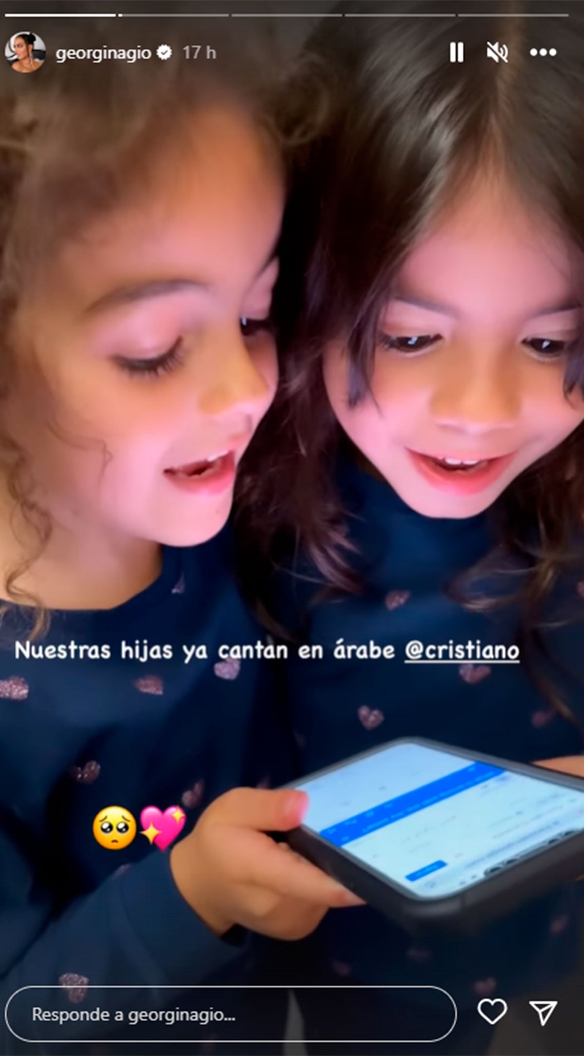 Las hijas de Cristiano y Georgina / Instagram