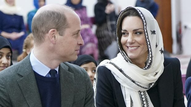 Catalina Middleton y el pr&iacute;ncipe Guillermo en Haya. / Gtres