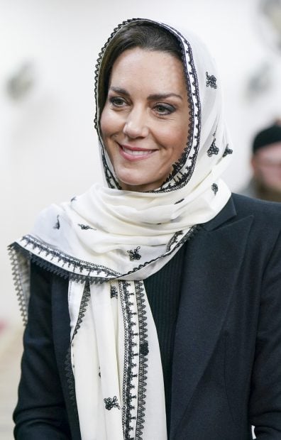 Catalina Middleton, con velo en Haya. / Gtres