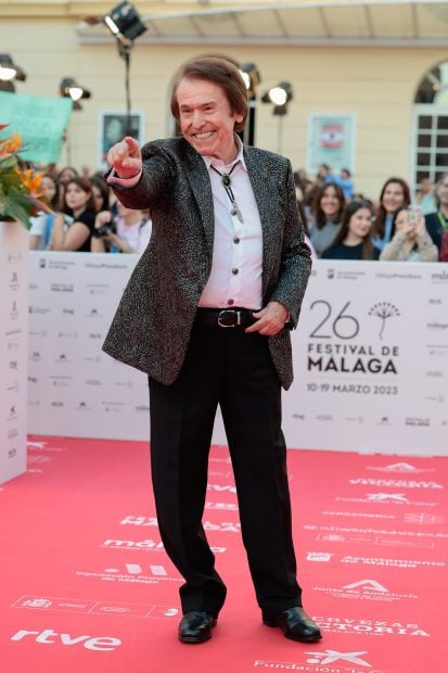 Raphael en el Festival de M&aacute;laga. / Gtres