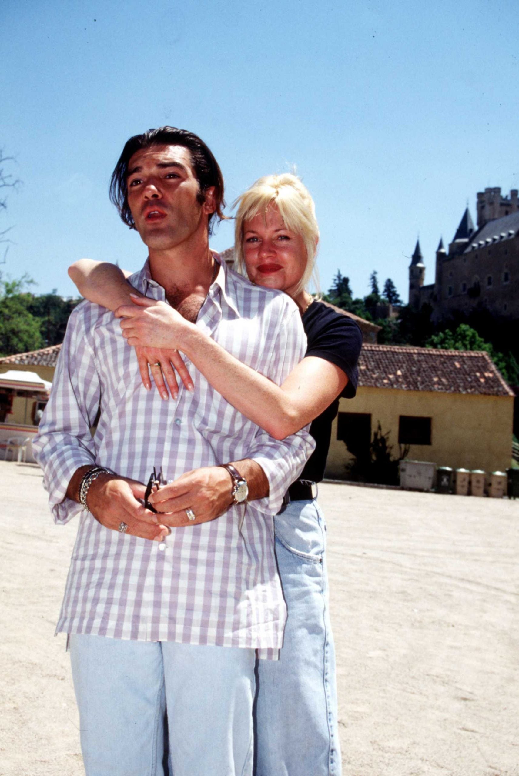 Melanie Griffith y Antonio Banderas en la playa / Gtres