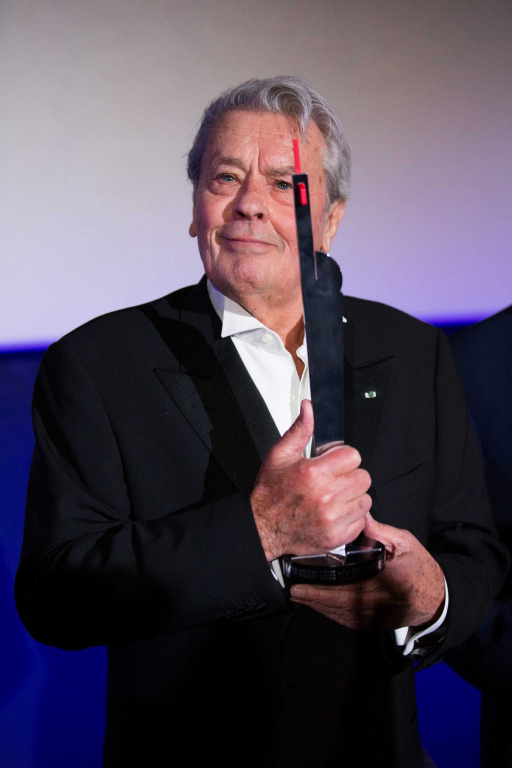 El actor Alain Delon en la entrega de unos premios / Gtres