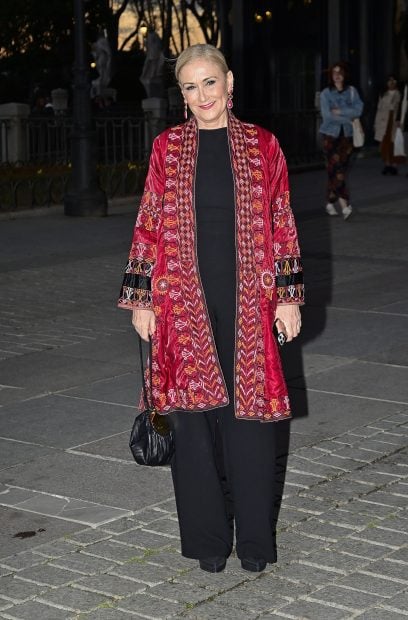 Cristina Cifuentes llegando al Teatro Real. / Gtres
