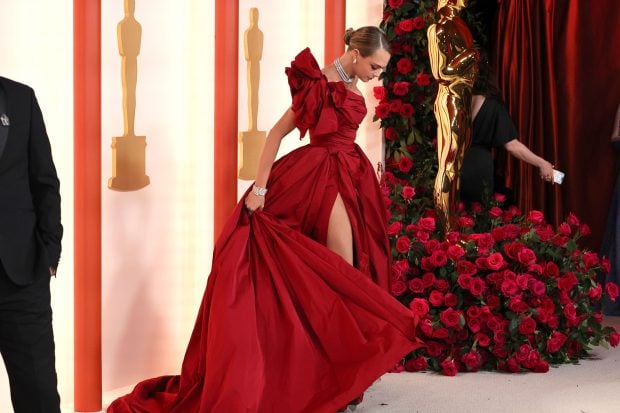 Cara Delevingne en los Premios Oscar 2023. / Gtres