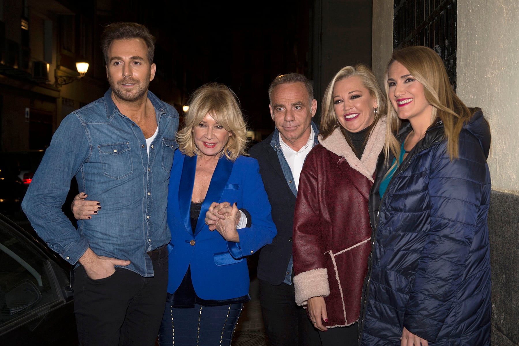 Raúl Prieto, Mila Ximénez, Joaquín Torres, Belén Esteban y Carlota Corredera / Gtres