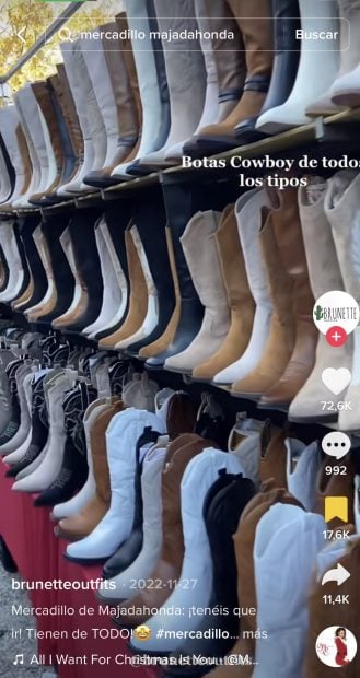Botas cowboy / TikTok