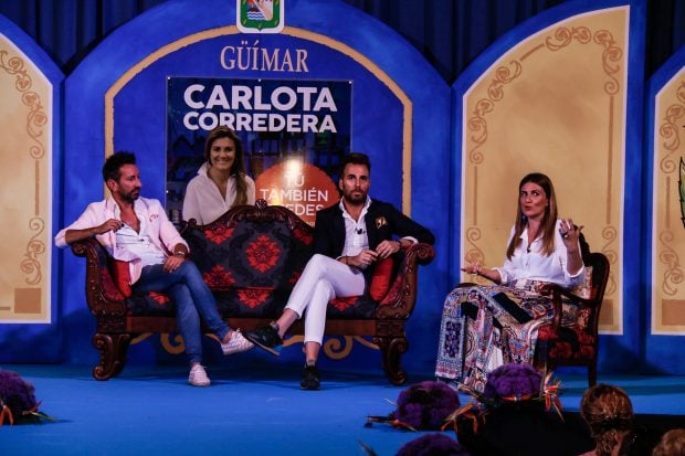 Carlota Corredera junto a Ra&uacute;l Prieto y David Valldeperas / Gtres