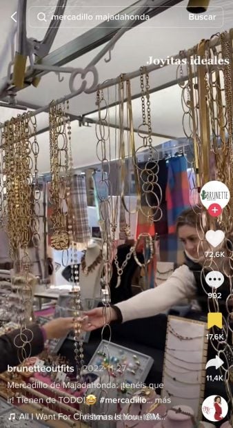 Joyas del mercadillo de Majadahonda / TikTok