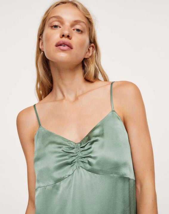Así es el vestido lencero de Mango Outlet que promete ser el mejor esta primavera