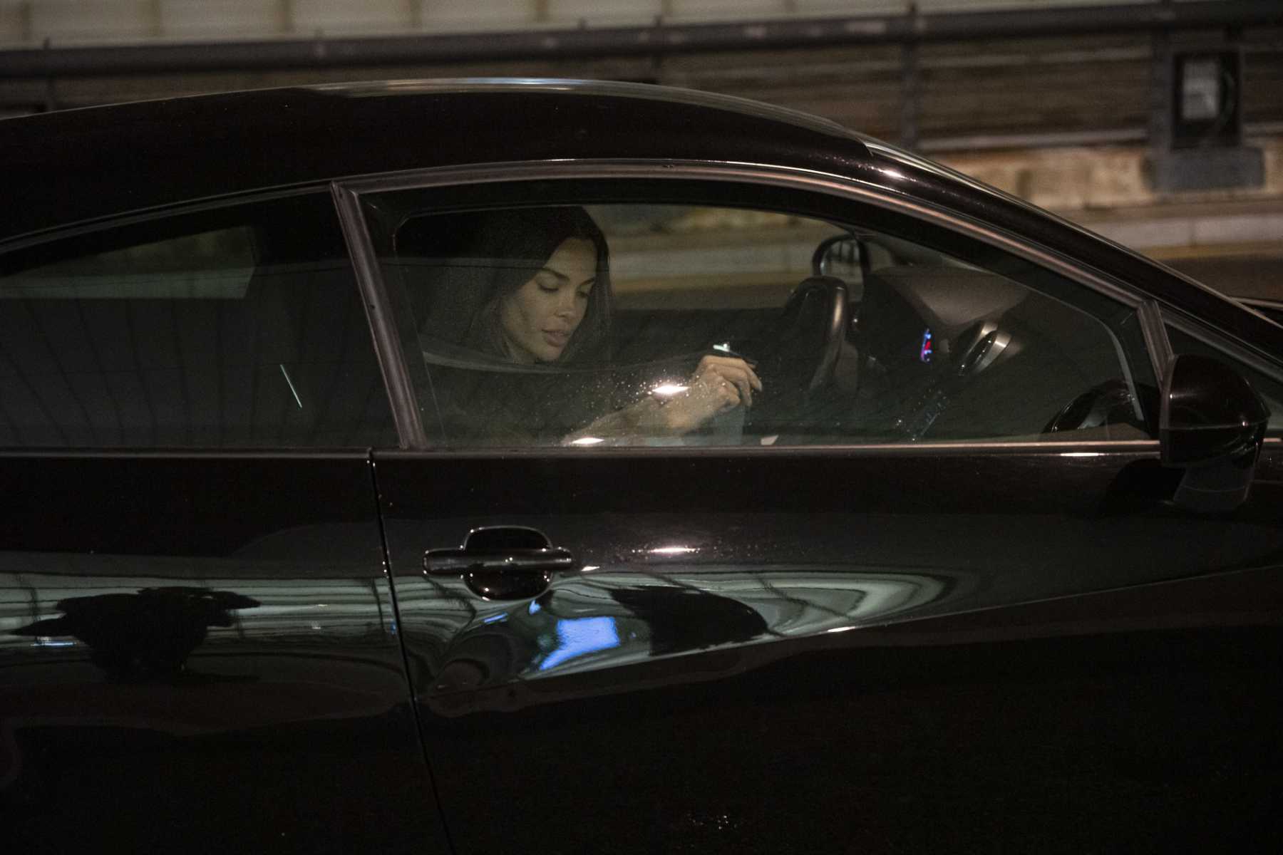 Joana Sanz en el coche / Gtres